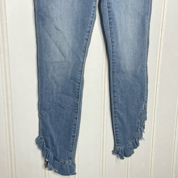 Joe’s Jeans The Icon Mid Rise Skinny Ruffle Ankle Percy - Picture 3 of 12